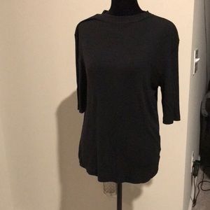 Black 3/4 Sleeve Blouse